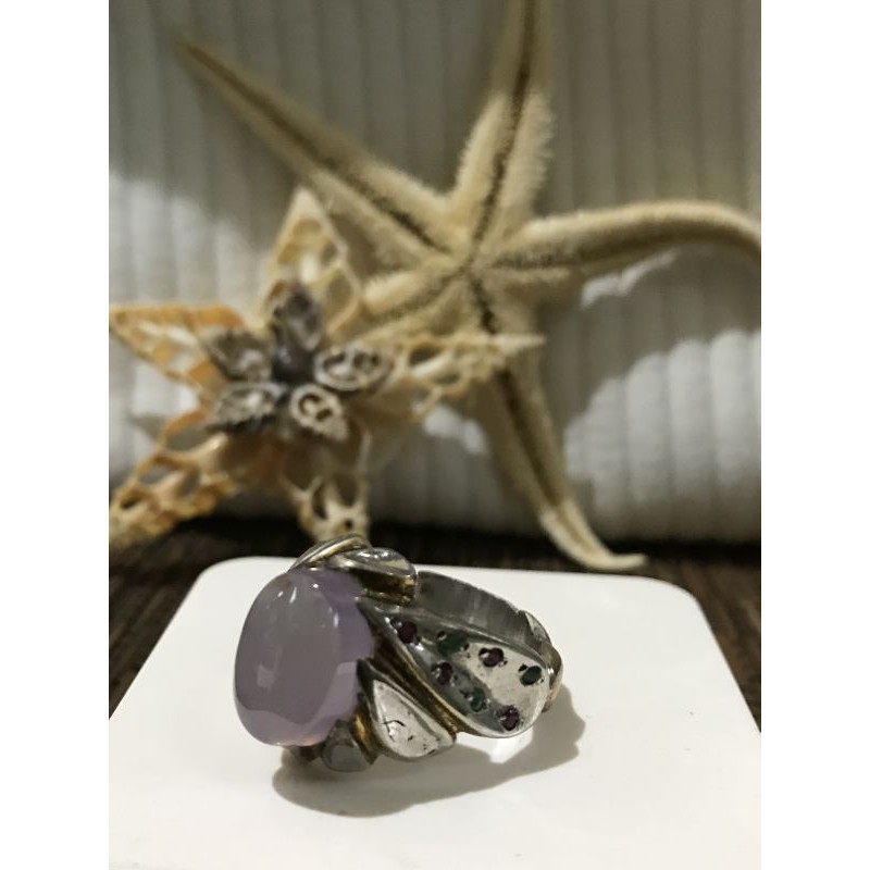IMPORT cincin permata asli/cincin perak handmade/cincin akik yaman/perak 925