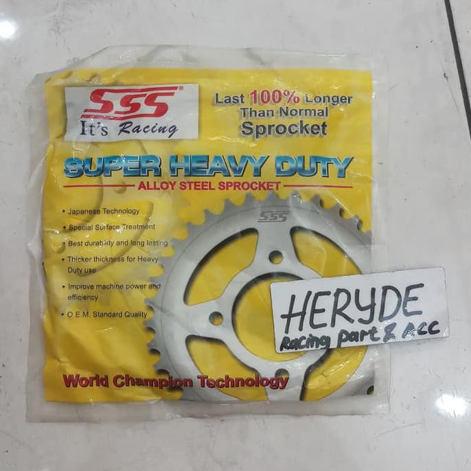 GEAR BELAKANG CB 150 R CBR SONIC 150 GL MEGA PRO GIR SSS 46 47 48 49