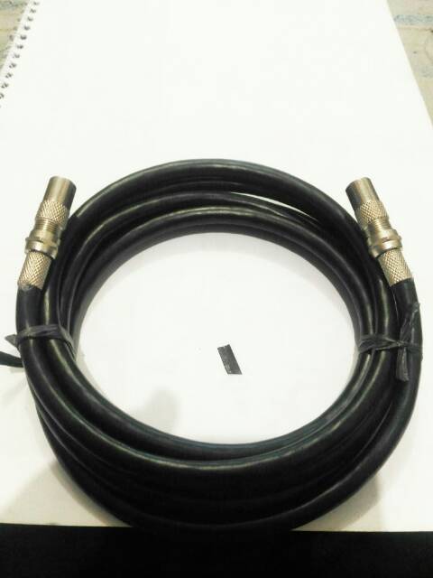 kabel antena jek - jek tv coaxial cable male to male 2 meter