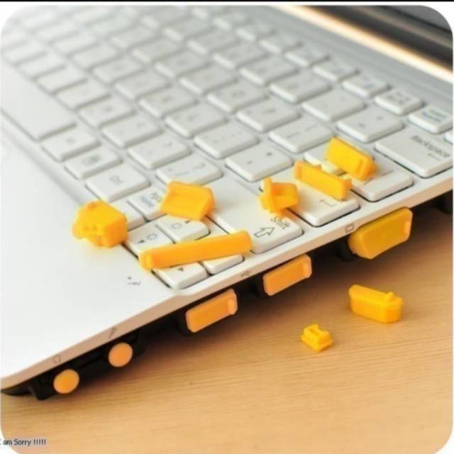 Karet Penutup Port Laptop Universal Dust Plug Untuk Laptop Anti Debu