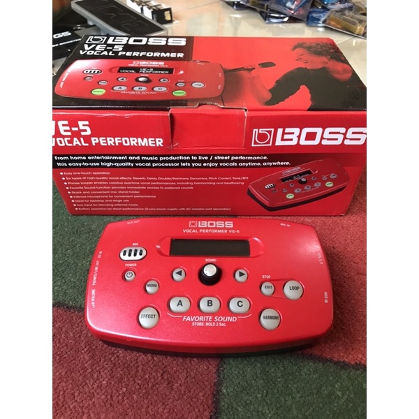 Boss ve 5 efek vokal PLUS ADAPTOR