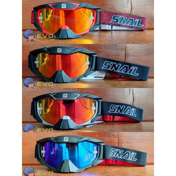 KACAMATA GOOGLE SNAIL (ORIGINAL) - GOOGLE SNAIL CROSS - GOOGLE SNIAL MOTORCROS - GOOGLE SNAIL JPX CROSS HELM JPX TERBARU