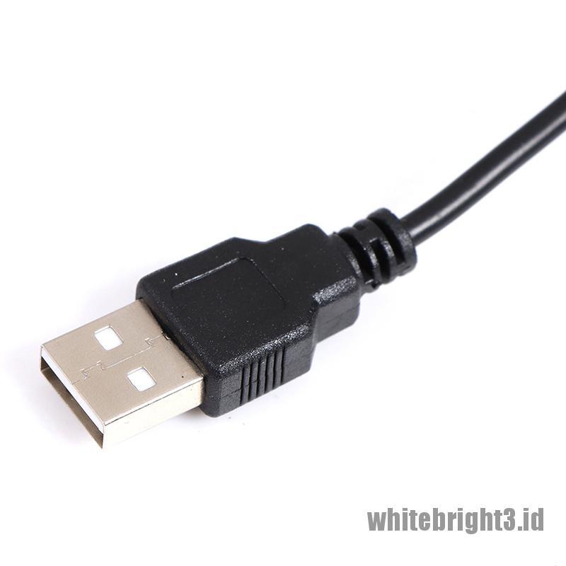 &lt; White3 &gt; Kipas Pendingin DC 5V USB Brushless Untuk Komputer PC