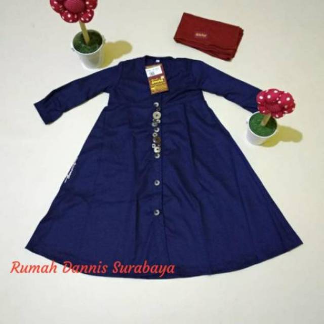 Dannis Anak Gamis D'Button disc. 15%