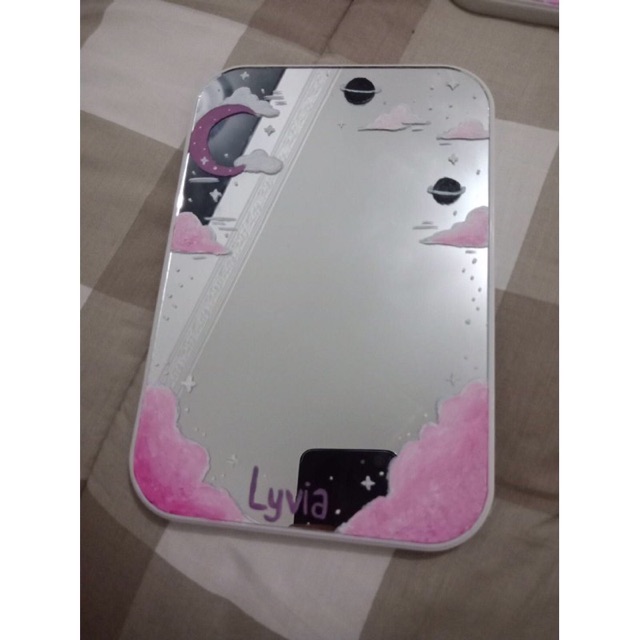 

Kaca lukis/Mirror paint custom