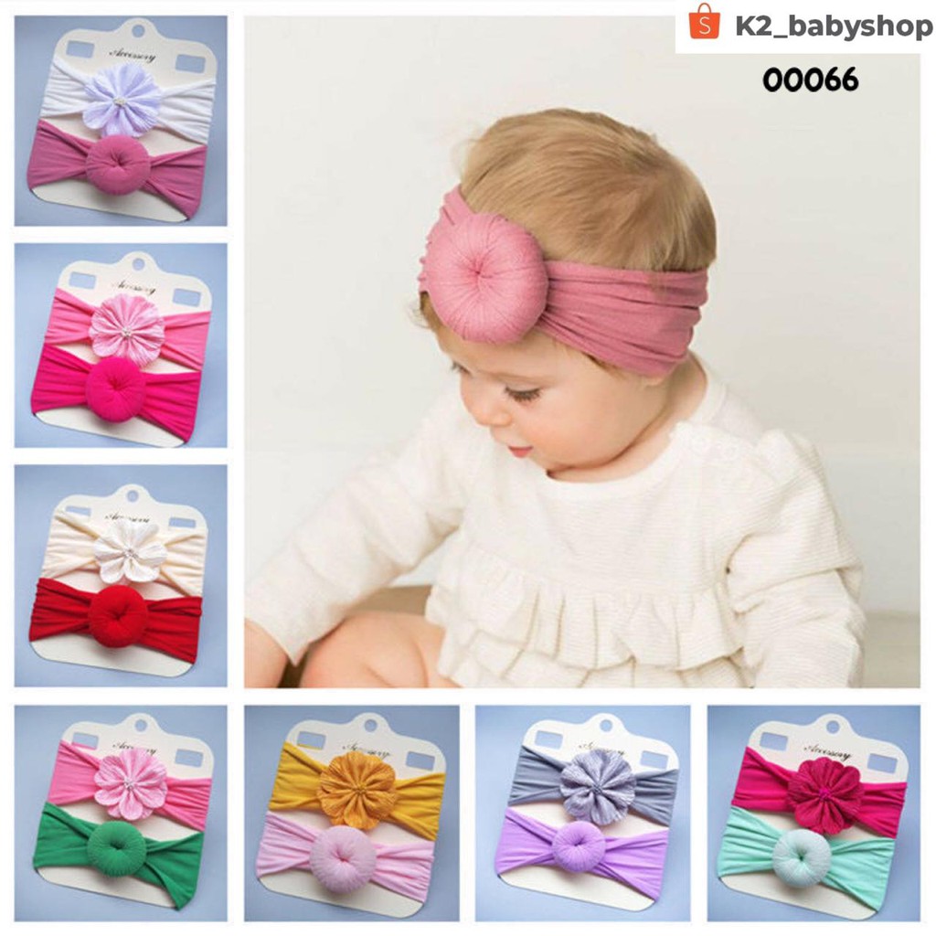 BABY K2 - BANDANA BAYI SET ISI 2 PCS KODE 00066