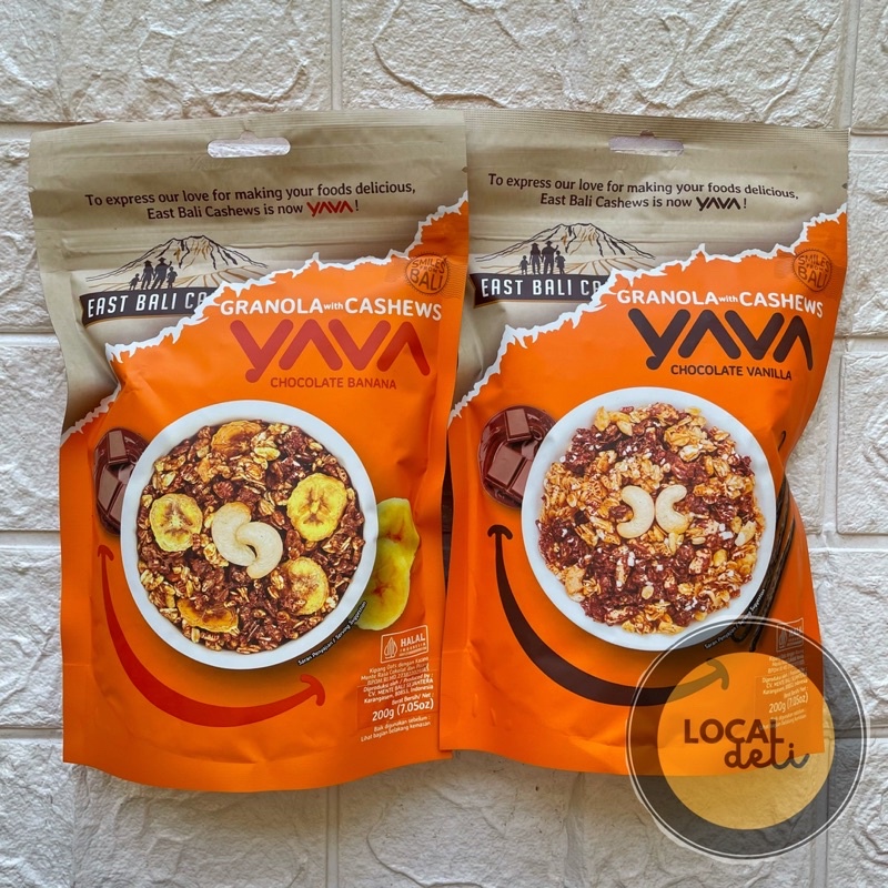 Jual East Bali Cashews Yava Granola with Cashews 200gr / Granola