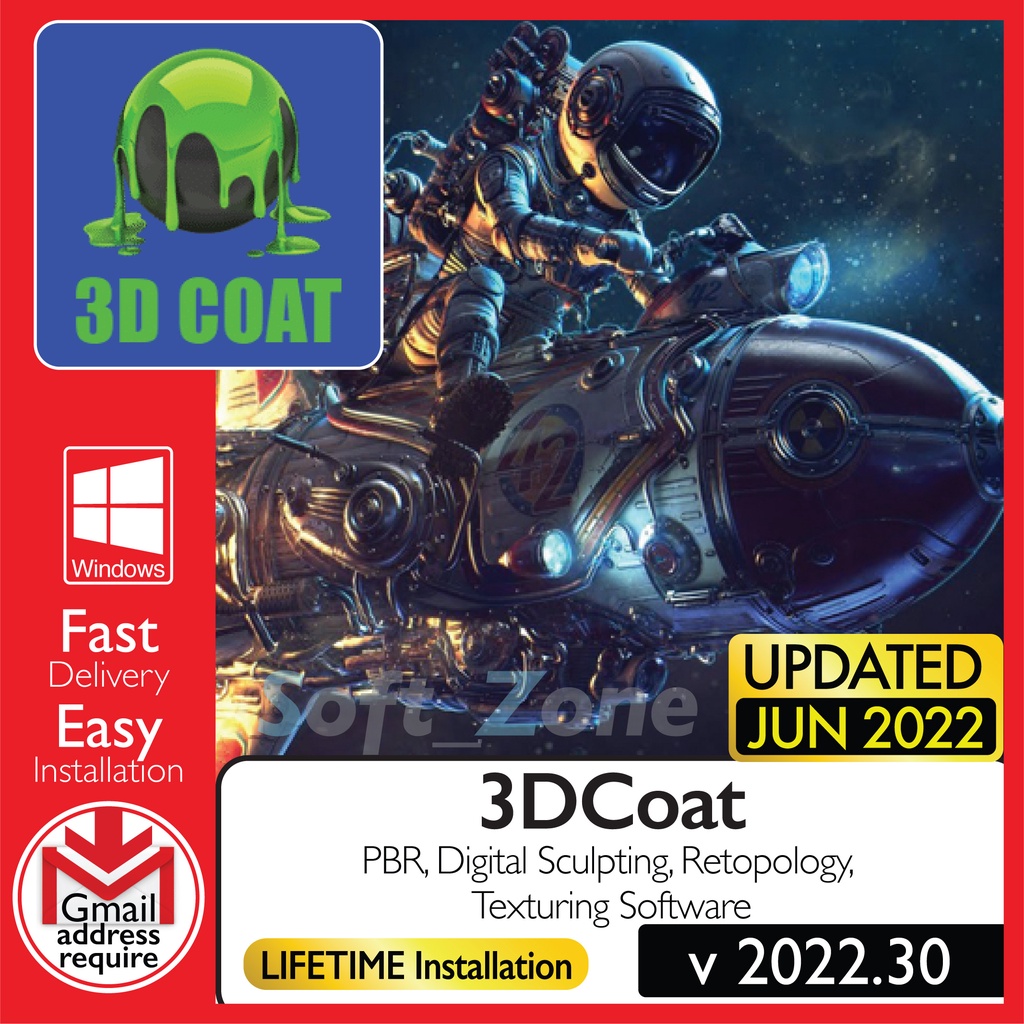 

3DCt 2022.30 - PBR, Dgtl Sclptng, Rtplgy, Txtrng Sftwr [WINDOWS x64] - Dgtl Dwnld