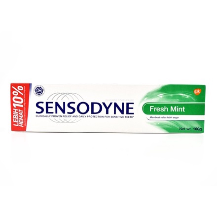 PASTA GIGI ODOL SENSODYNE 160 GR FRESH MINT GIGI SENSITIF SENSITIVE TEETH TOOTHPASTE