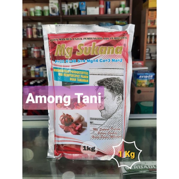 Pupuk Bunga buah Mg Sukana 1 kg /perangsang bunga/pembobot buah/pencegah rontok bunga buah