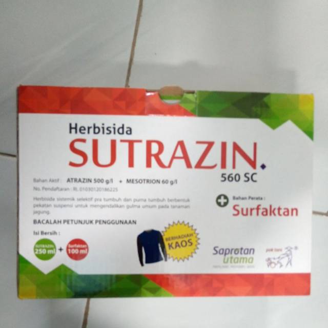 Herbisida jagung Sutrazin 560 sc 250 ml