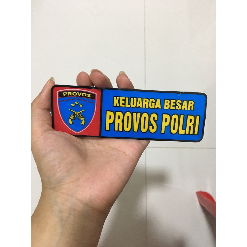 Sticker Provos Polri - Stiker Provos Polri - Sticker Mobil