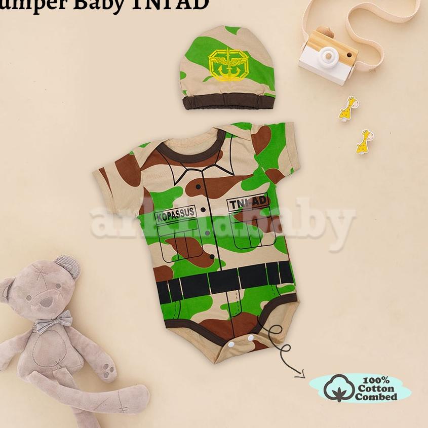 Bagus Banget.. JUMPER BAYI BAJU BAYI MOTIF TNI