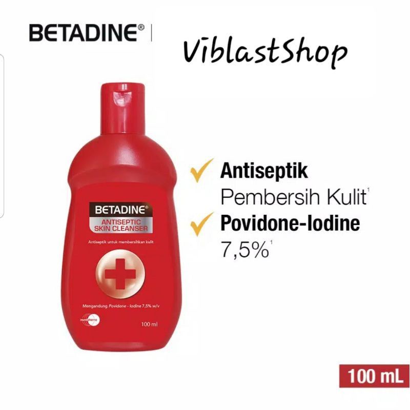 BETADINE SABUN CAIR ASEPTIK 100ML / SABUN MANDI / GATAL - GATAL