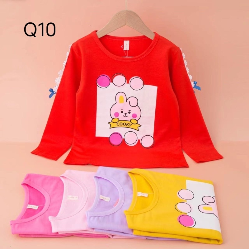 detail produk kaos panjang anak perempuan/kaos panjang anak balita import udia 1 TAHUN-5 Tahun tahun #COD