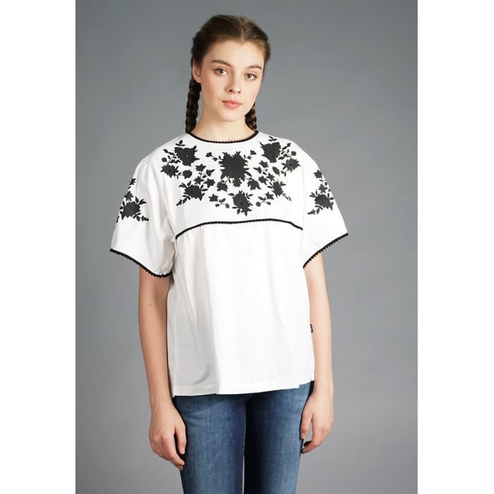 LOIS JEANS ORIGINAL - Kaos Wanita KSC606WH - M