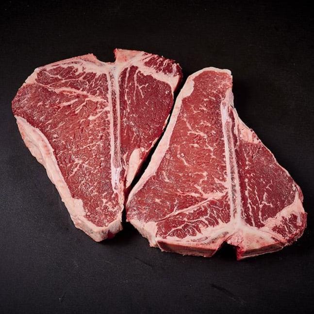 

AUS TBone Import 1kg T-Bone per 1.5cm Porterhouse Steak T Bone - isi 4