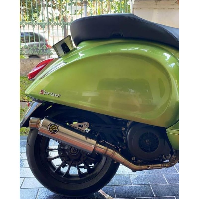 Knalpot Pekajaman Original Jogja Vespa Sprind Vesmet Stainless Original Racing Jogja