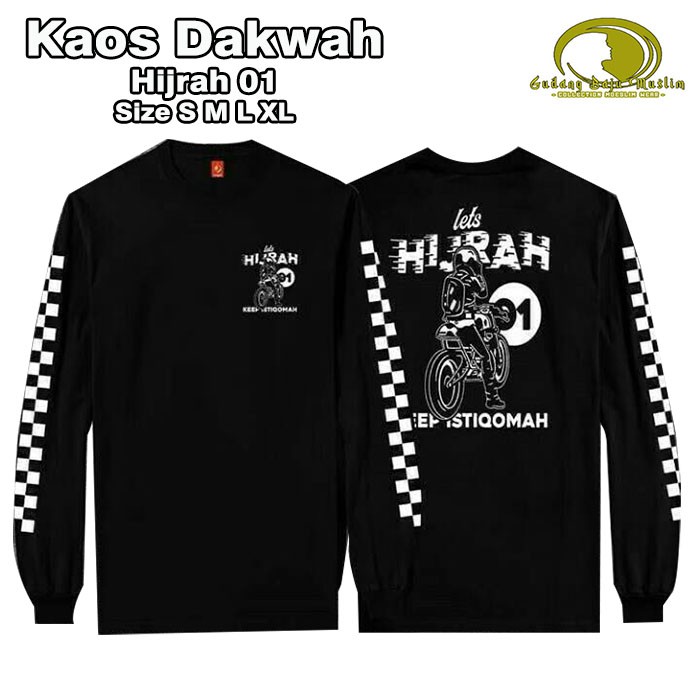 kaos dakwah / kaos dakwah pria / kaos dakwah lengan panjang / kaos hijrah pria / kaos pria ori / kaos santri / kaos tulisan arab / kaos pria murah / kaos islami lengan panjang / kaos dakwah islami / pakaian pria / kaos pria / fashion pria / baju tulisan-HIJRAH01