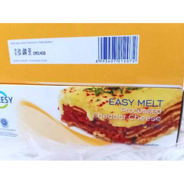 

(PROMO TERBARU) Cheesy easy melt cheddar cheese 500gr