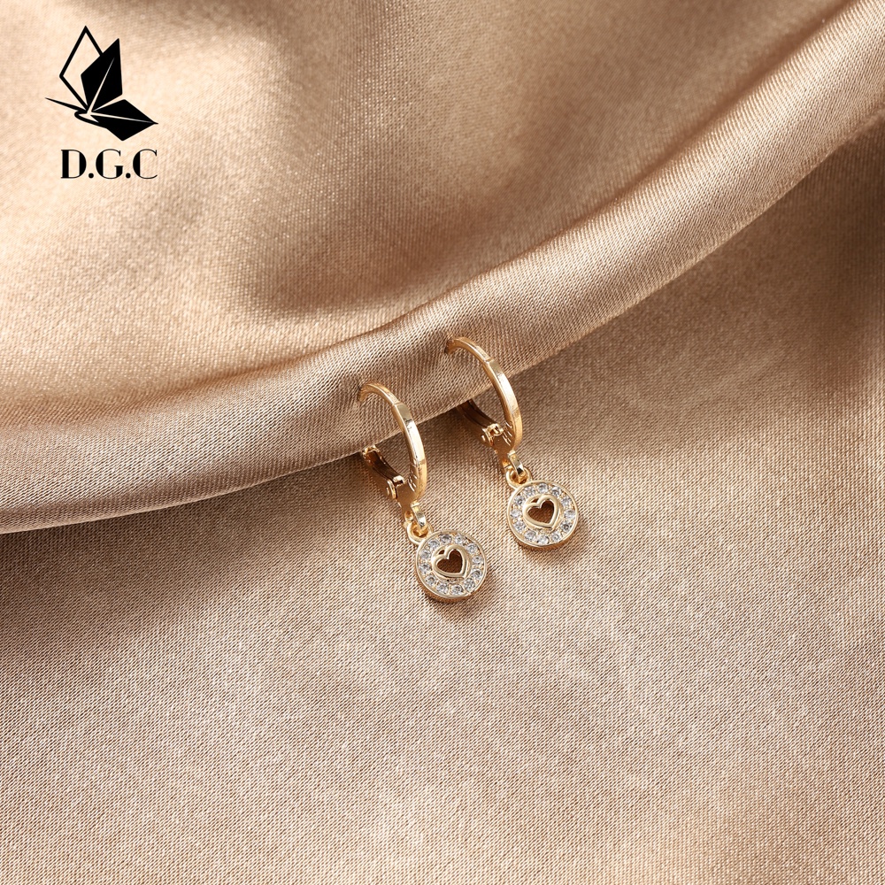 ✨♥️✅COD Anting Tusuk Titanium Anti Karat Fashion Rose Gold Aksesoris Earrings Wanita Murah D140