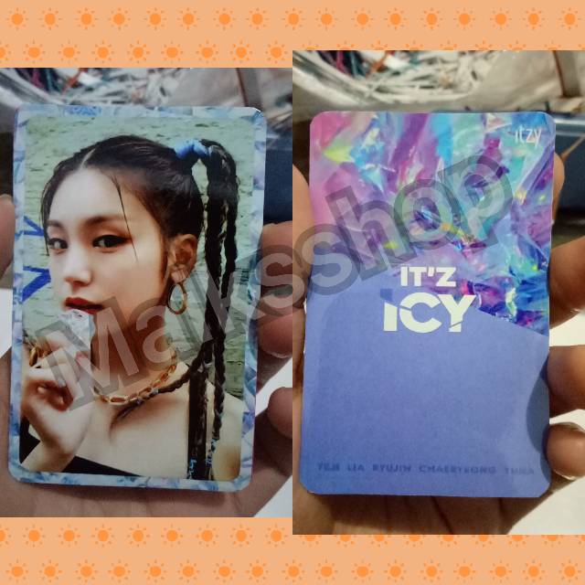 Itzy Icy Photocard Kpop