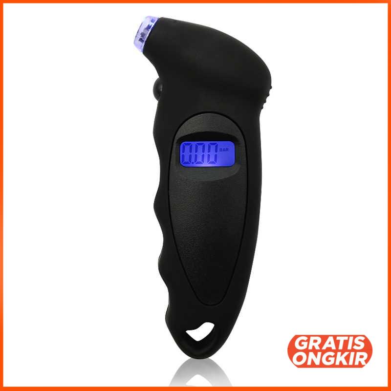 Pengukur Tekanan Ban Mobil Digital LCD Manometer