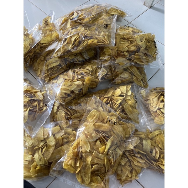 

Kripik pisang Asin / 250gr