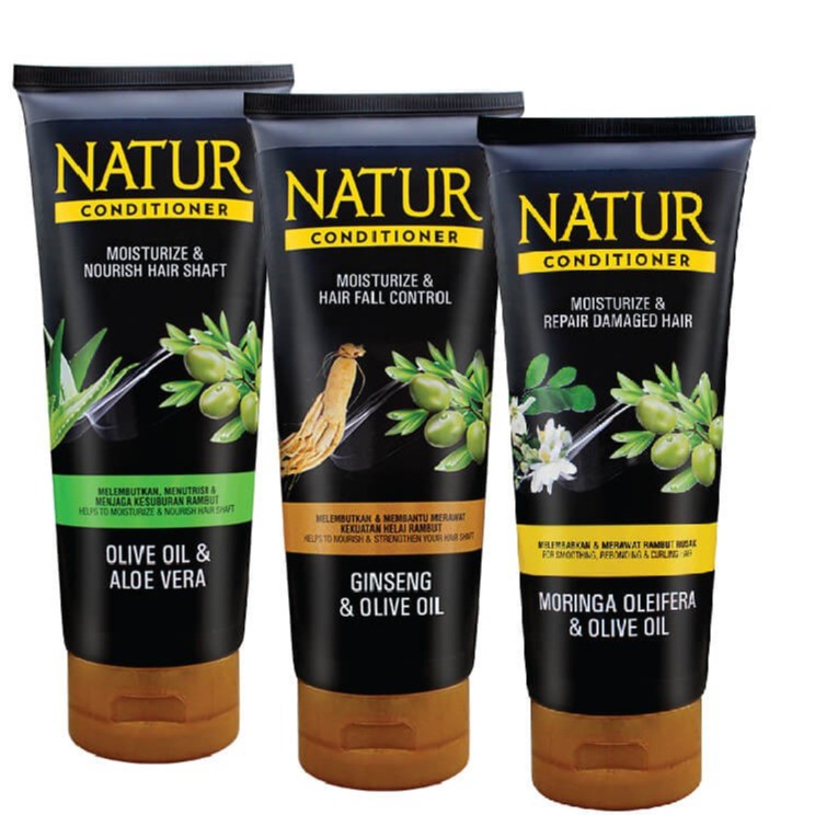 ★ BB ★NATUR Hair Conditioner 165mL / Gingseng / Olive Oil / Moringa