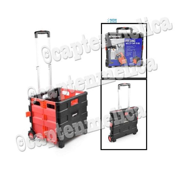 25 Kg Krisbow Troli Galon Trolley Barang Lipat Plastik Besi Troly Troley Troli Trolley Lipat