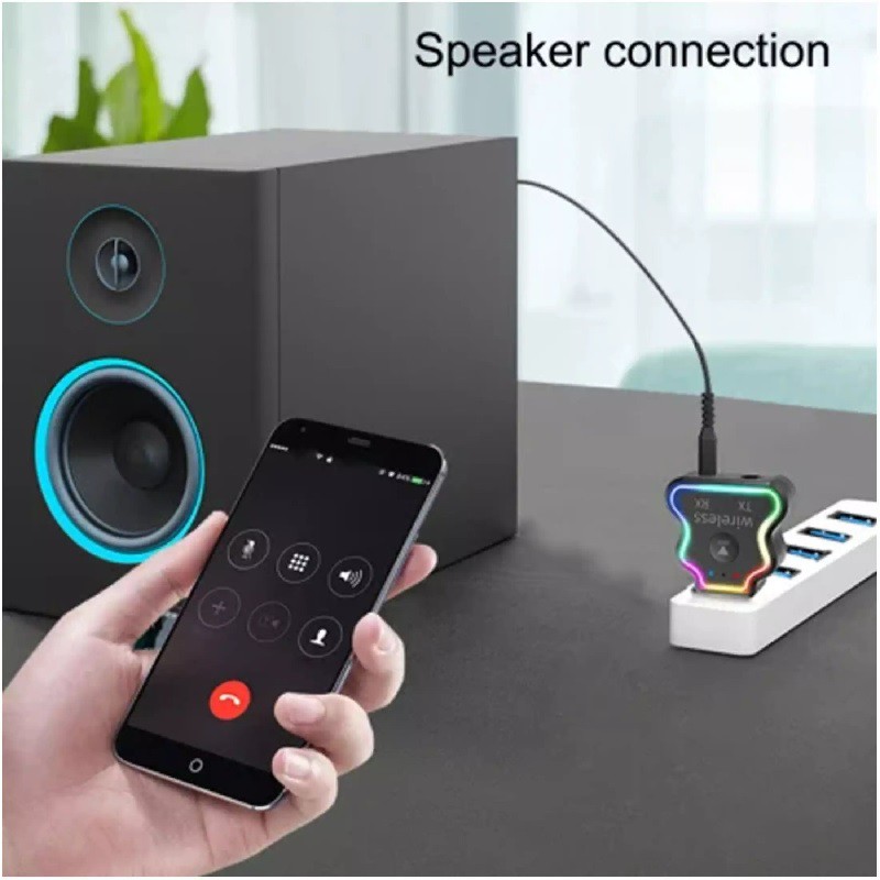 AKN88 - M10 - 3 in 1 USB Bluetooth 5.0 Audio Transmitter and Receiver