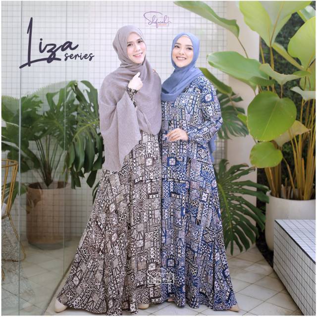 [FREE Masker]Liza Dress Shofwah Daily Wear (gamis saja)