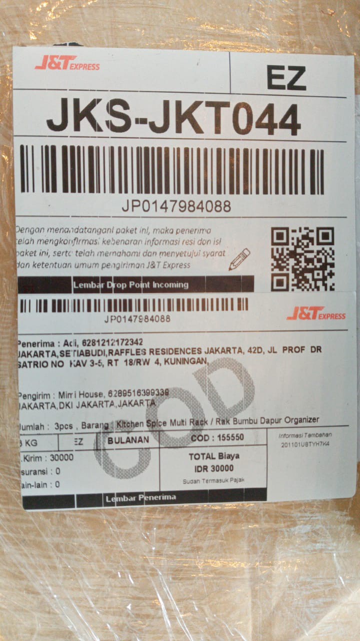 Kitchen Spice Multi Rack / Rak Bumbu Dapur Organizer Plastik