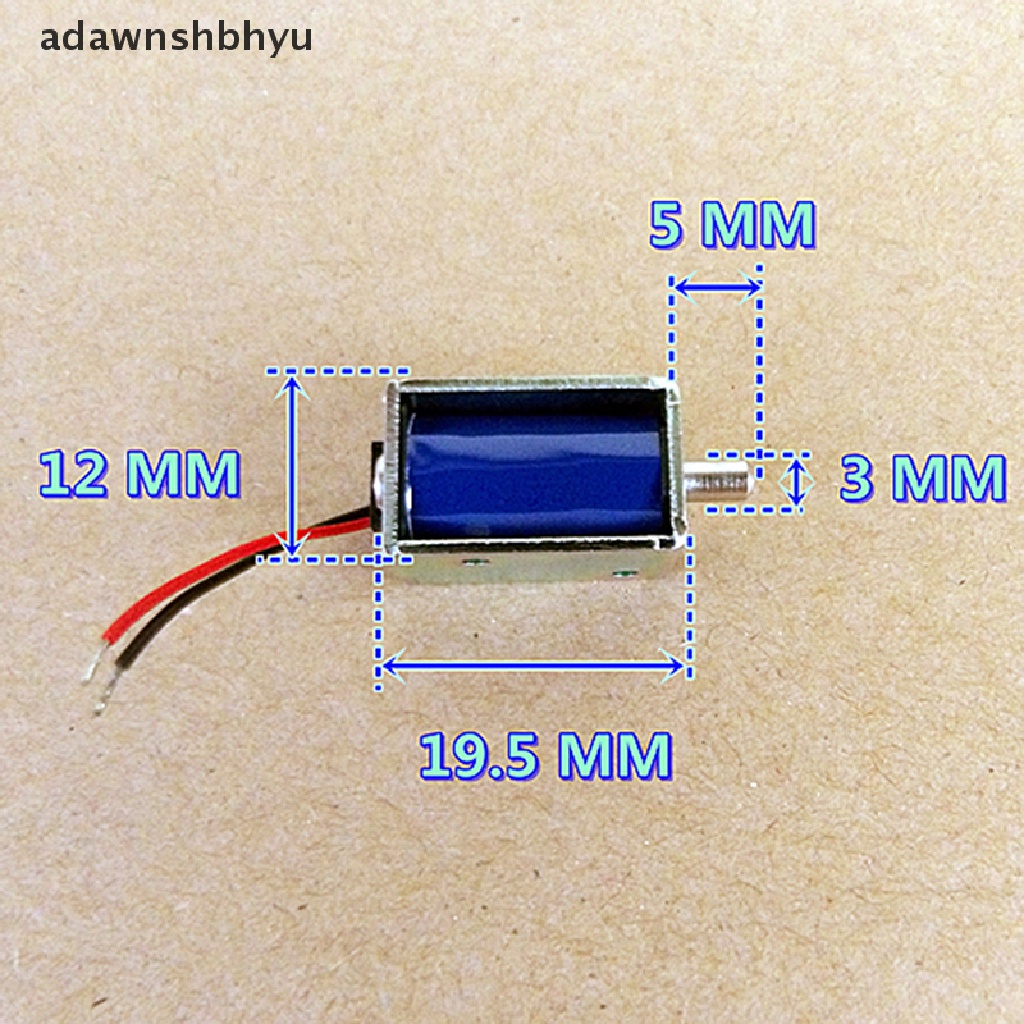 [adawnshbhyu] Dc 3v Katup solenoid Listrik Biasanya Buka Katup Kontrol Aliran gas Udara Mikro