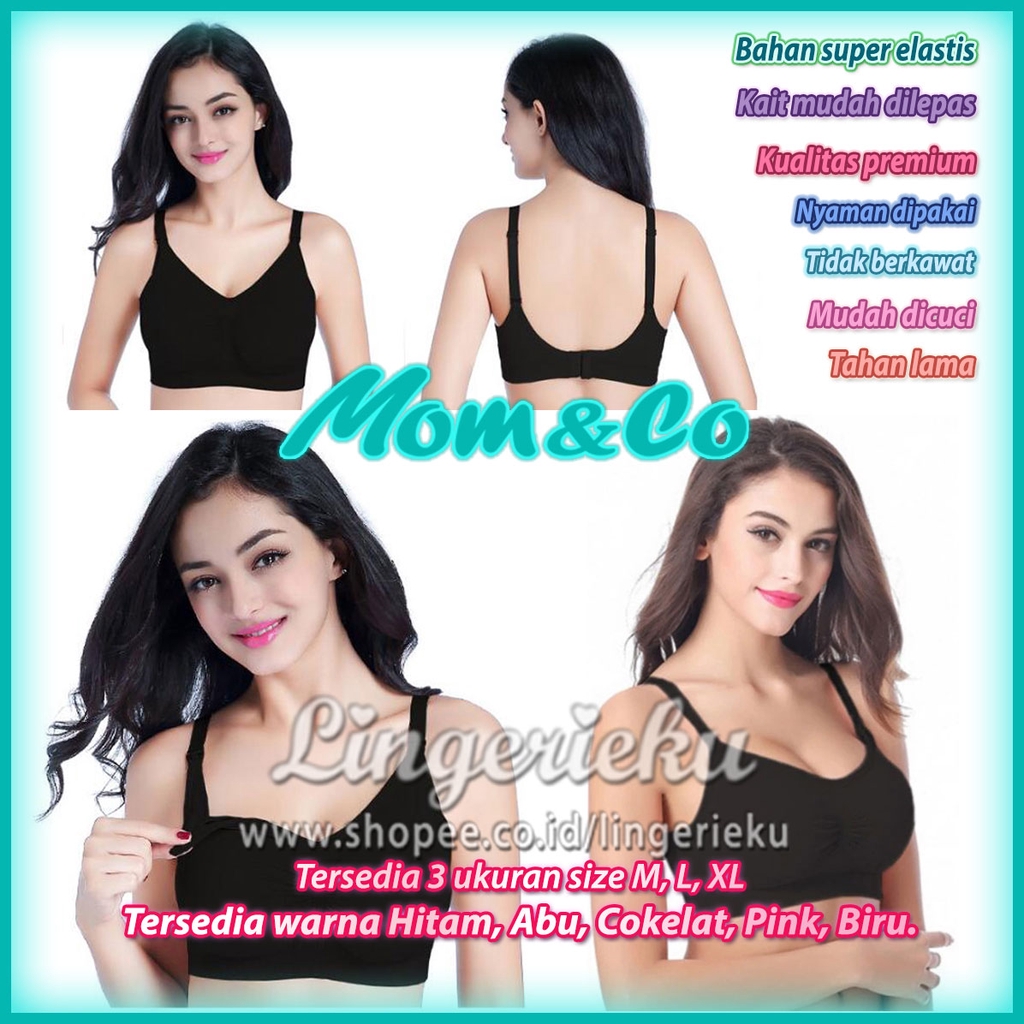 Bra Menyusui Nursing Bra Bahan Premium Mom and Co