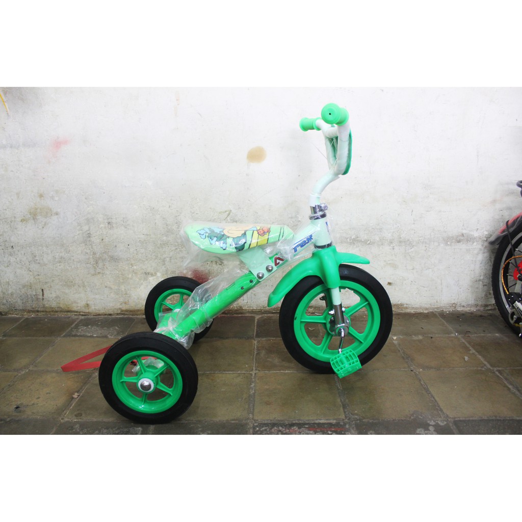 DISKON SEPEDA RODA TIGA ARAVA ALFREX HIJAU UNTUK ANAK-ANAK