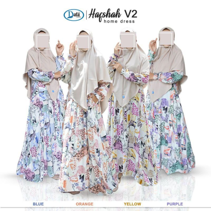 GAMIS BUSUI DRESS RAYON PREMIUM MOTIF ABSTRAK