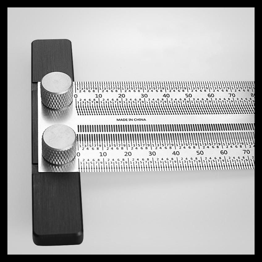 

Terbaru FNICEL Penggaris Mark Line T-Type Measuring Ruler Woodworking Tool 300mm - WW28 EKSLUSIF