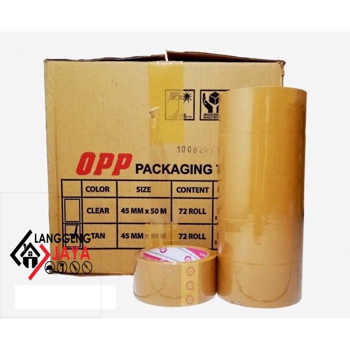 

Lakban Opp 2" Coklat Daimaru 45Mm X 50M 45Mic 45Mmx50M Langgeng-