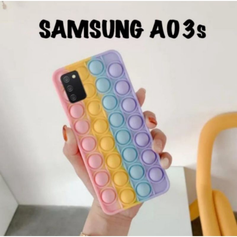 Case POP IT Samsung A03S SoftCase POP IT 3D Polos