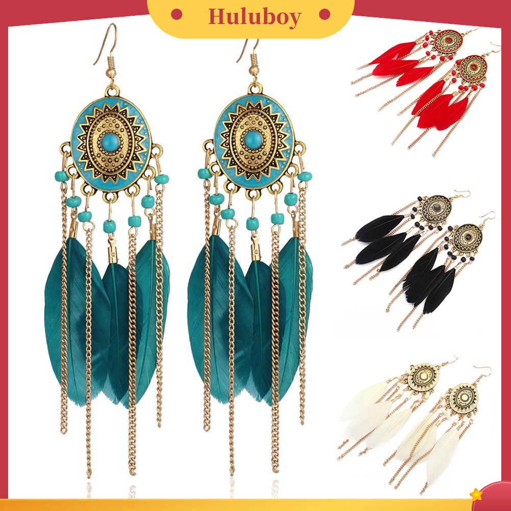 Hu Hu Hu Hu Hu Alat Bantu Pasang Kacamata♡ Anting Kait Gantung Desain Bulurumbai Rantai Warna Gold Gaya Vintagecasual Menarik Untuk Wanita