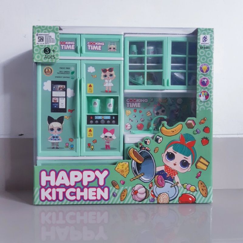 Mainan Happy Kitchen Set - Masak Masakan Dapur Anak Perempuan Cewek