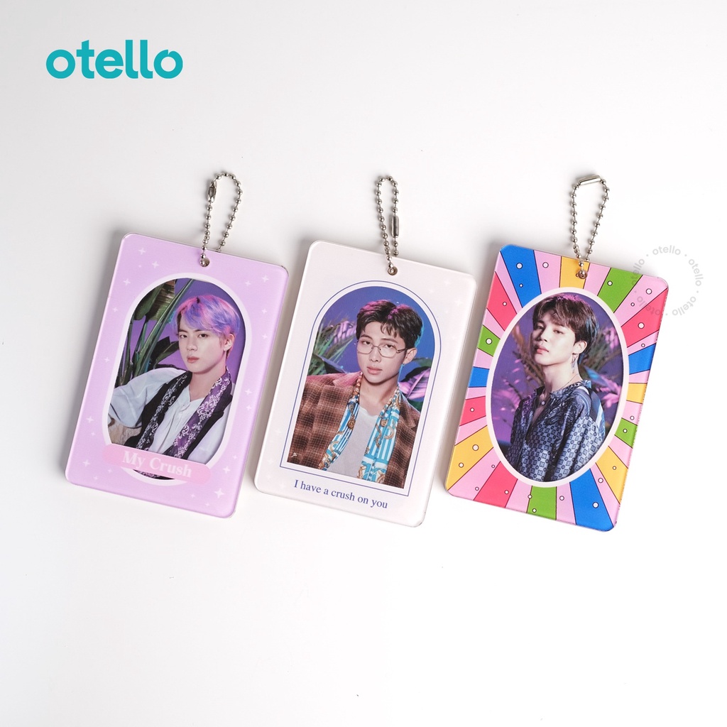 Otello Photocard Holder Acrylic Tempat PC Akrilik Frame Kpop Idol Card Holder Foto Custom UV Print Design