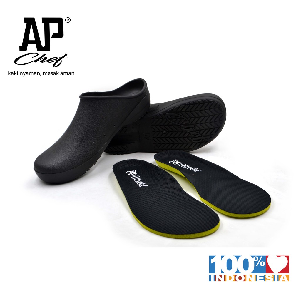  SEPATU  STERIL SEPATU  APD  AP CHEF 38 43 BLACK SEPATU  