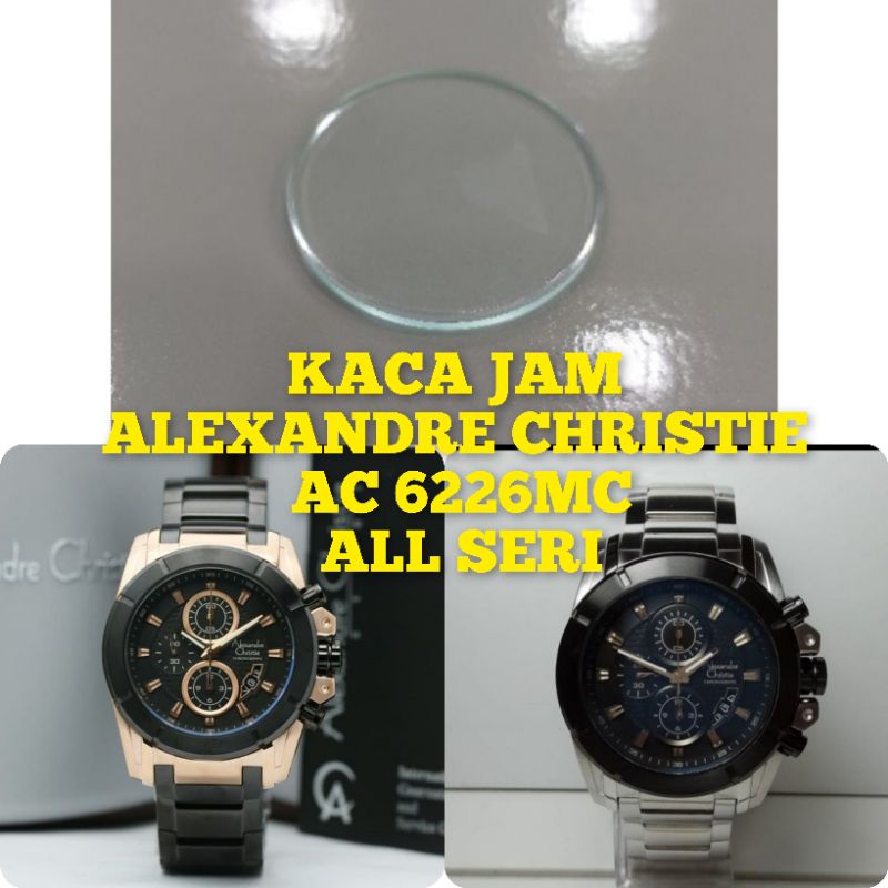 Kaca jam tangan Alexandre christie seri  6226mc