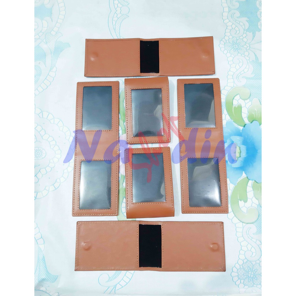 

Dompet Coklat ID Card / Dompet Magnet Saku