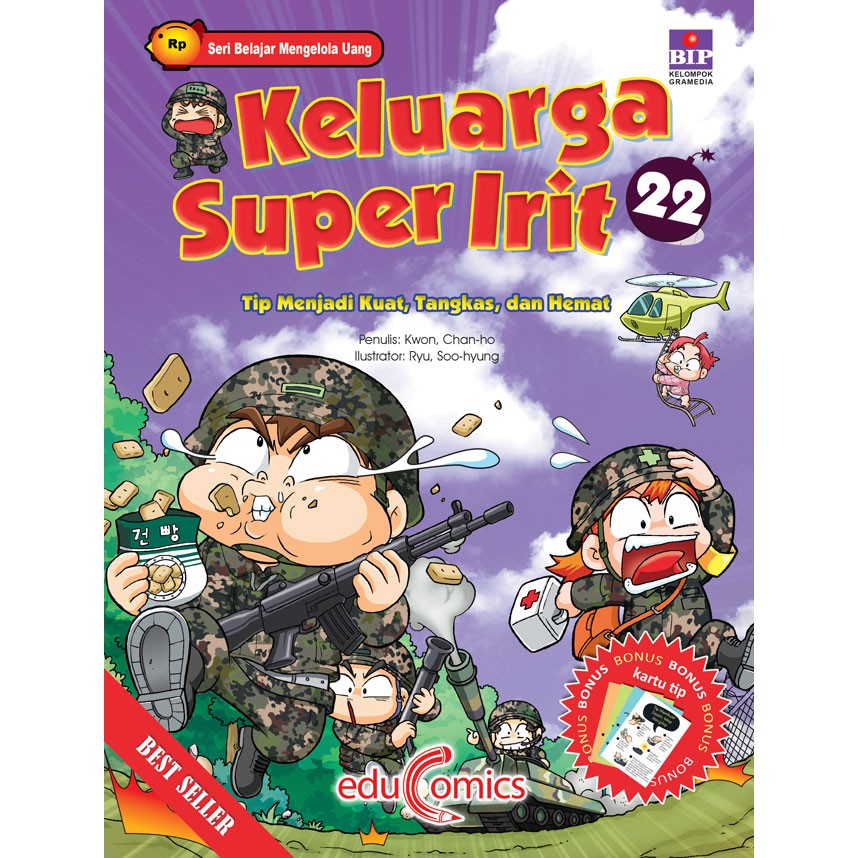 Buku Educomics : Seri Keluarga Super Irit