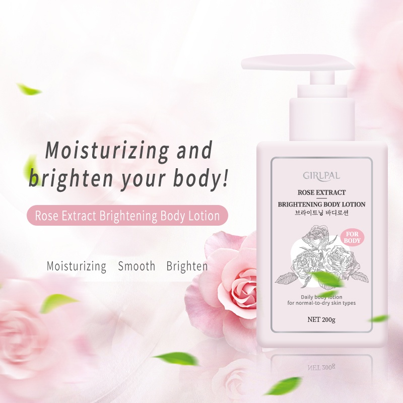 (COD) GIRLPAL Rose Brightening Body Lotion | Body Care, 200ml