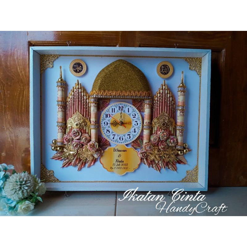 mahar tanpa bingkai/mahar nikah masjid/masjid terbang/mahar nikah bagus/