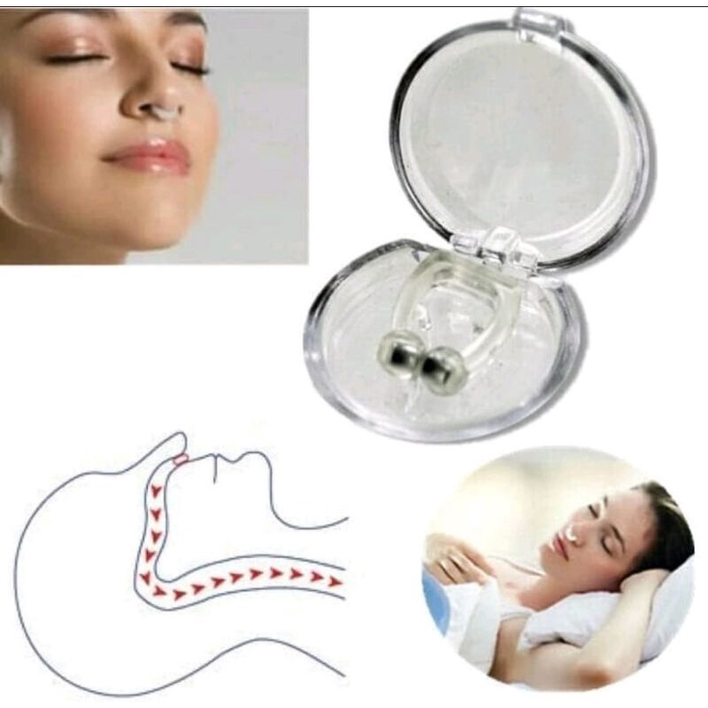 SNORE STOPPER MAGNETIK ALAT PENGHILANG NGOROK ANTI DENGKUR